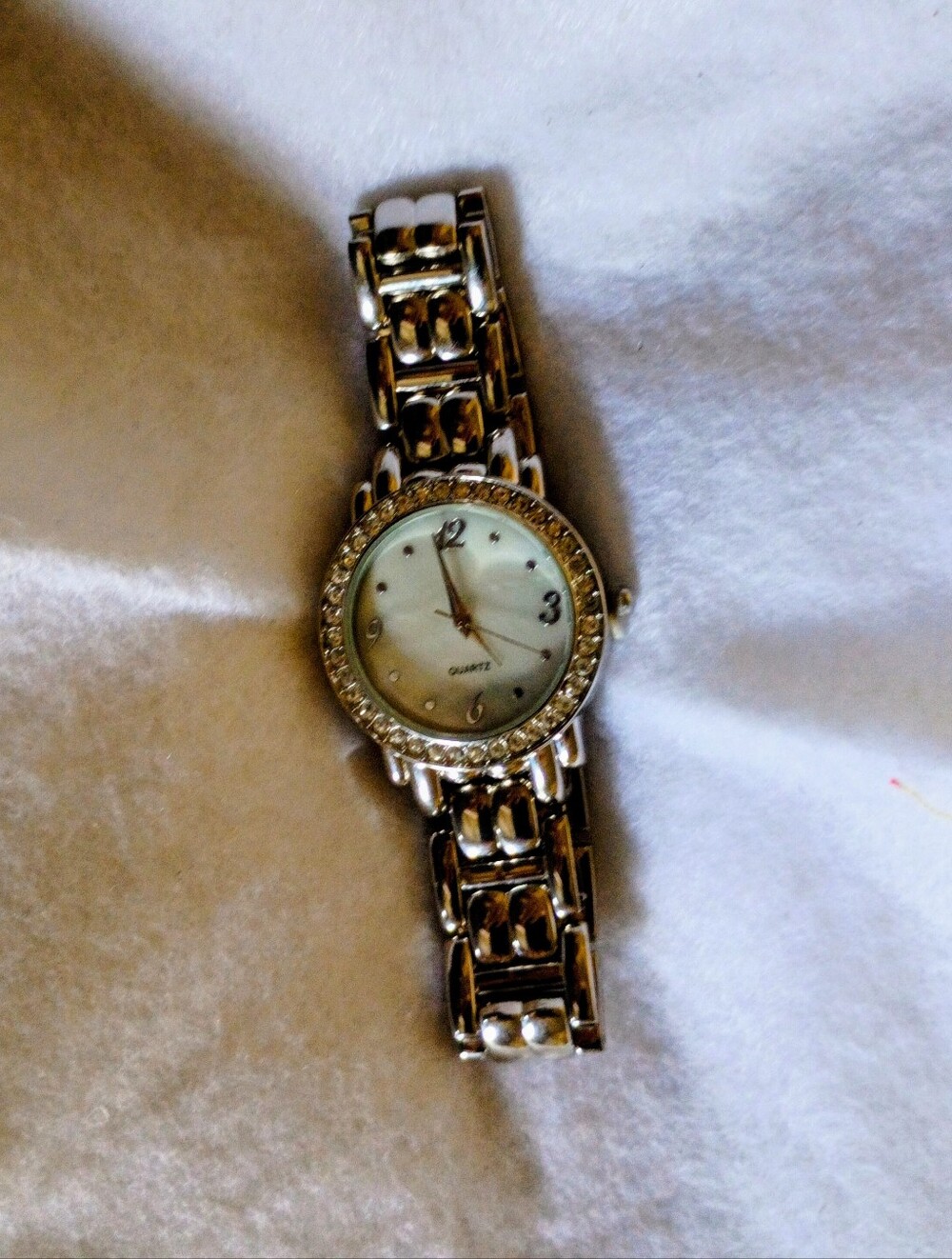 Silver Toned Women's Quartz Watch
